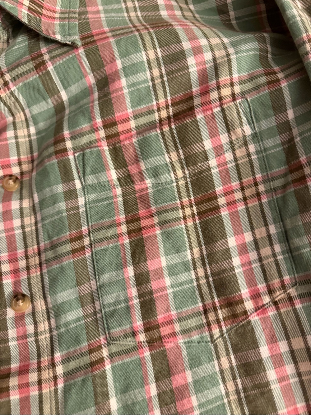 Ralph Lauren Green and pink Plaid Button-Down Shirt - Picture 5 of 6